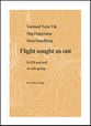 Flight sought us out SATB choral sheet music cover